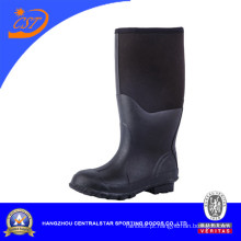 Botas de neoprene de borracha preta 100% natural